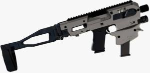 CAA Gen 2 Glock 43 / 43x / 48 Micro Conversion Kit, Tungsten Gray