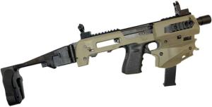 CAA Glock 17/19/19X/22/23/31/32/G45 Gen 3 Micro Conversion Kit, FDE