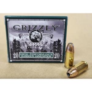 Grizzly Ammo 9mm High Performance Handgun Ammunition 20 Rounds JHP 115 Grain 