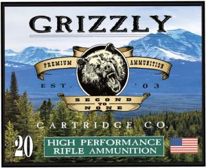Grizzly Cartridge .458 Socom Ammunition 300 Grain Jacketed Hollow Point 20 Rounds 815152016355