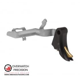 Overwatch Precision Glock 17 / 19 Gen 3 / 4 FALX Trigger, Black / Gold