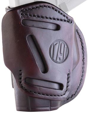 1791 Gunleather Glock 42/43, Ruger LCP, Sig P365 4 Way Concealment & Belt Leather Holster