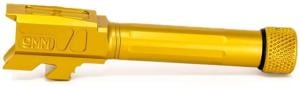 Faxon Firearms Match Series Glock 43 Threaded Barrel, Gold