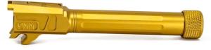 Faxon Firearms Sig Sauer P365XL Threaded Barrel, TiN PVD Gold 816341026070