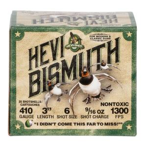 HEVI-Shot .410 Gauge Ammunition, 25 Rounds Bismuth #6 - HS19006