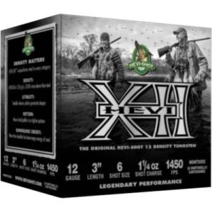 HEVI-Shot 20 Gauge Ammo HEVI-XII 20 Gauge 7/8 oz 3in #6 Centerfire 25 Rounds Model: HS52206