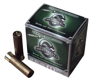 HEVI-Shot Hevi-Steel Waterfowl Ammunition 12 Gauge 3" 1-1/4 oz #4 Non-Toxic Shot Case of 250 (10 Boxes of 25) 