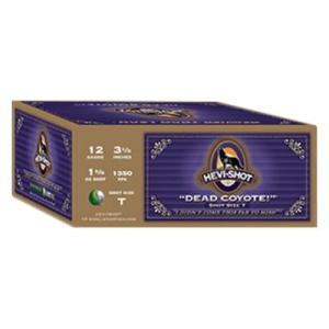 HEVI-Shot 12 Gauge Ammo Dead Coyote 12 Gauge 1 5/8 oz 3.5in T Centerfire 10 Rounds Model: HS43035 816383430354