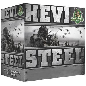 HEVI-Shot Hevi-Steel Waterfowl Ammunition 12 Gauge 3" 1-1/4 oz BB Non-Toxic Shot Box of 25 HS60088