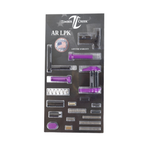 Timber Creek Outdoors ARLPKPPA Lower Parts Kit Purple Anodized Aluminum For AR- 816397027229