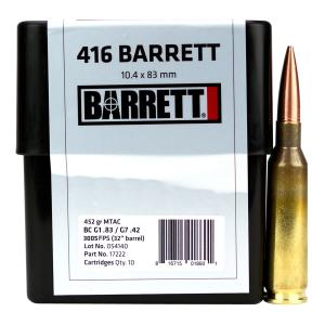 Barrett 416 Barrett 452 GR MTAC 10 Bx/ 8 Cs