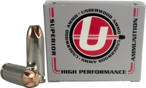 Underwood Ammo 10mm Auto 140 Grain Xtreme Penetrator Solid Monolithic Nickel Plated Brass Cased Pistol Ammo 20 Rounds 648 648
