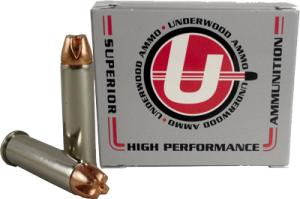 Underwood Ammo .357 Magnum 140 Grain Solid Monolithic Nickel Plated Brass Cased Pistol Ammo 20 Rounds 836 
