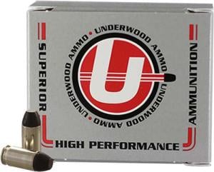 Underwood Ammo .380ACP 100GR. HARD CAST FN 20-PACK