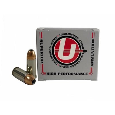 Underwood Ammo 9mm Luger 20 Rounds JHP 115 Gr