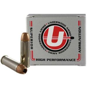 Underwood Ammo .454 Casull 300 Grain Jacketed Hollow Point Nickel Plated Brass Cased Pistol Ammo 20 Rounds 342