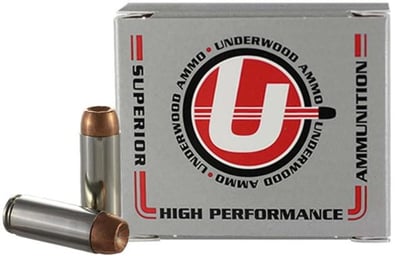 Underwood Ammo .50 Action Express 300 Grain JHP Nickel Plated Brass Case 20 Rounds 510 510