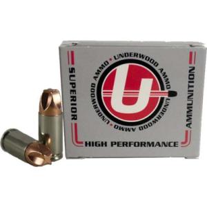 Underwood Ammo .32 ACP 55 Grain Solid Monolithic Nickel Plated Brass Cased Pistol Ammo 20 Rounds 850 