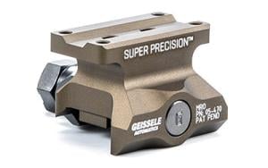 Geissele Super Precision MRO Series Scope Mount,Lower 1/3 Co-Witness,Desert Dirt Color