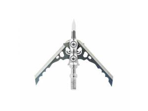Rage Archery Equipment Broadhead Hypodermic Xbow No-collar 100gr 2'' Cut 3pk R38200