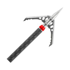 Rage Archery Equipment Broadhead Hypodermic Xbow Trypan No-collar 100gr 2'' 2pk R35600