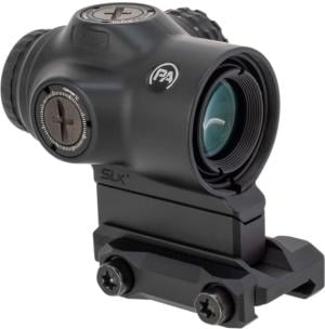 Primary Arms SLX 1x Micro Prism Scope w/Red Illuminated ACSS Gemini 9mm Reticle, Black 818500015642