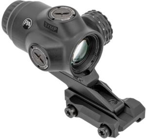 Primary Arms The SLx 3x MicroPrism Red Dot Sight, 1/4 MOA, Prism Scope, Green Illuminated ACSS Raptor 7.62/300BO Yard, Black