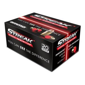 Ammo Inc. Streak Visual 9mm Luger 115 Grain Full Metal Jacket Centerfire Handgun Ammo 818778021703