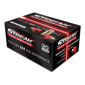 Ammo, Inc. Streak Visual Handgun Ammo - 9mm Luger - 124 Gr. - 20 Rounds - Total Metal Jacket