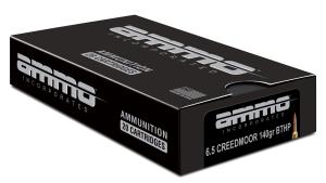 Elevate your precision shooting with Ammo Inc Signature Match 6.5 Creedmoor 140 Gr BTHP ammunition. Achieve superior accuracy and consistent performance in this 20-round box from BattleHawk Armory. Ideal for marksmen and competitive shooters. 