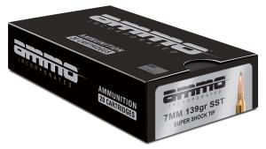 Ammo Inc Hunt Long Range 7mm 139 gr SST 20rds Rifle Ammo for High-Impact Ammo and Precision Hunting - 7MM139SSTA20