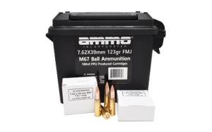 Ammo Inc 7.62x39 M67 123gr 180rd Ammo Can - 762X39123FMJ-B180 
