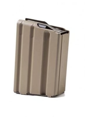 Ammunition Storage Components AR-15 Magazine .223/5.56 NATO 5 Rounds FDE w/Black Follower 5223SSFDEBASC