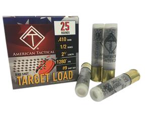 ATI TARGET LOAD .410 Gauge AMMO #9 1/2 OZ 2.5" 25 Round Box 