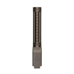 Ballistic Advantage Glock 19 Gen 3-5 9mm PVD Graphite (Dark Gray) Non-Threaded Bomber Fluting Barrel 819747026903