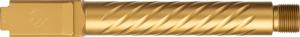 Ballistic Advantage Glock 17 PVD Gold Threaded Spiral Fluting Barrel