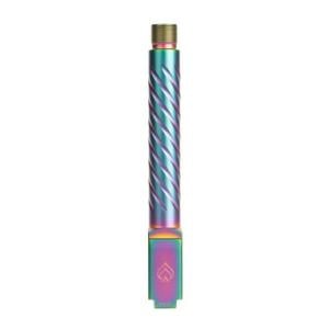 Ballistic Advantage Glock 17 PVD Iridescent Threaded Spiral Fluting Barrel
