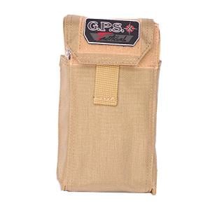 G.P.S. Tactical Shotshell Holder - 25 12 Ga Shotgun Shells Capacity - Rugged Compact Quick Access Foldable Pouch with MOLLE Back, Tan g-outdrs