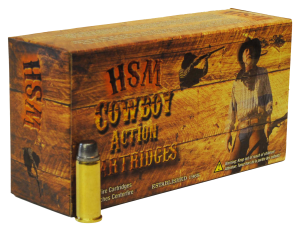 HSM Cowboy Action Hard Cast Handgun Ammunition .357 Rem Mag 158gr SWC 1175 fps 50/ct