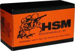 HSM AMMO .223 52GR. HPBT HORNADY MATCH 50-PACK 