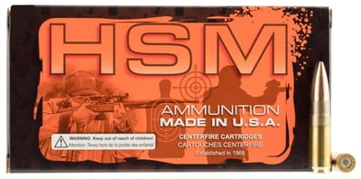 HSM Subsonic .300 AAC Blackout 220 Grain Centerfire Rifle Ammo