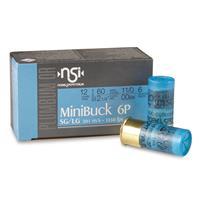 NobelSport Ammo 12 Gauge 2-1/4" 1250 fps #00 Buckshot 6 Pellets 1250 fps 10 Rd./Box