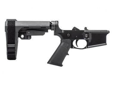 Aero Precision AR15 Pistol Complete Lower Receiver w/ A2 Grip & SBA3 Brace