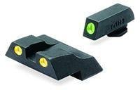 Meprolight Glock 26 / 27 Tru-Dot Night Sight Set, Green / Yellow 840103135434