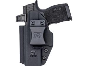 Rounded Universal Holster Ambidextrous Standard Fit Kydex Black