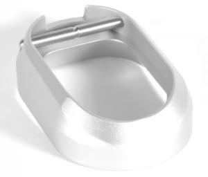 Evolution Gun Works STI Hi-Cap Magwell, 60 Degree, Aluminum, Silver Finish, Silver, 11721