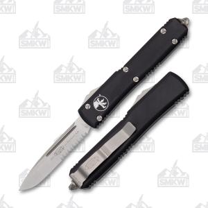 Microtech Ultratech S/E Stonewash Partially Serrated