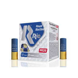 RIO 12ga 3" 1.125oz Max 1550 FPS #3 Royal Blue Steel Ammunition, 25 Round Box - RBSM323