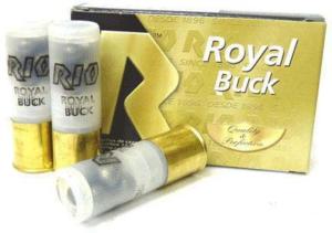Rio Ammunition RB1227 Royal Buck 12 Gauge 2.75' 27 Pellets 4, Buck Shot 5 Bx/ 50 Cs