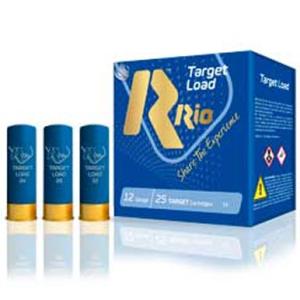 Rio Target Load Trap 12 Gauge Ammunition 2-3/4" 1 Oz #8 Lead Shot 1210 fps 250 Rounds TLT288